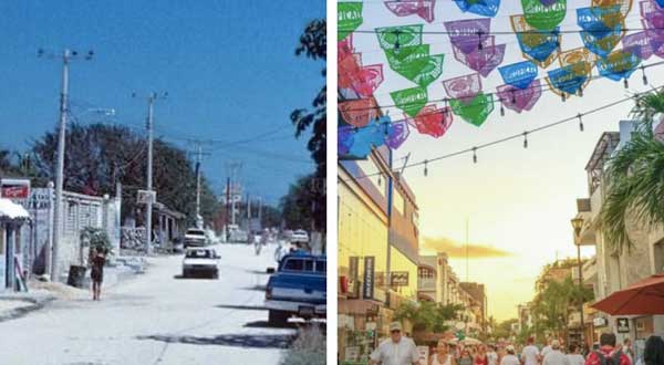 Así era Playa del Carmen en sus inicios; de lugar de paso a visita obligatoria por los turistas. 1 playablog2