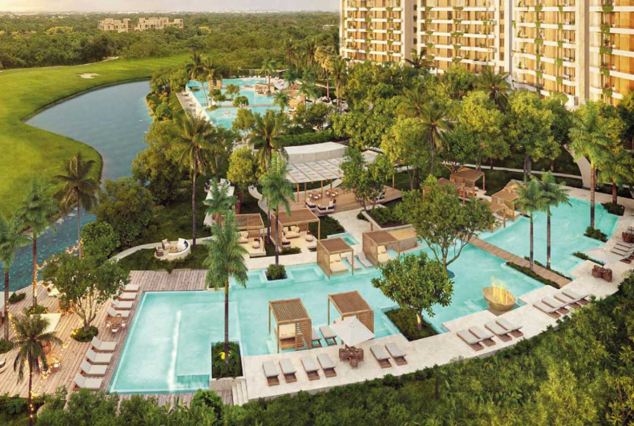 Exclusivos Departamentos en Cancún , frente a zona Nichupte